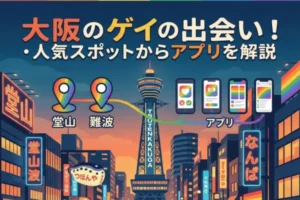 大阪のゲイの出会い!堂山・難波の人気スポットからアプリを解説